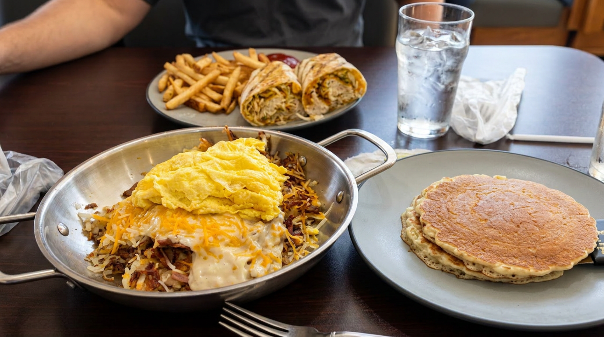 Pancakes and lunch