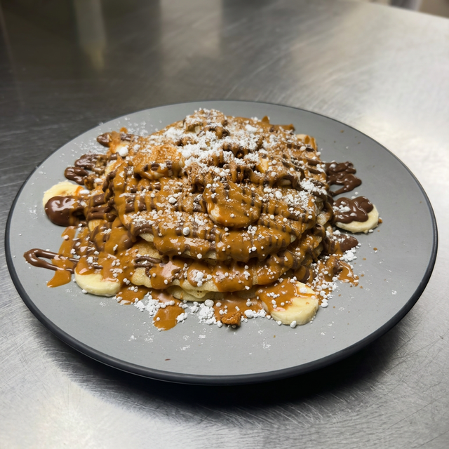 Nutella Biscoff Pancakes.